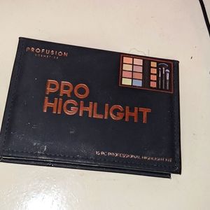 Pro highlight palette with brushes